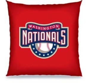 Buy MLB Baseball 27 Floor Pillow Washington Nationals - Team Sports Fan Shop Merchandise by Biederlack