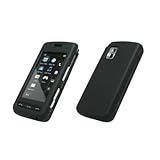 Premium Black Rubberized Snap-On Cover Hard Case Cell Phone Protector for L ....