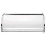 Roll Top Bread Bin Finish: White