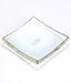 5 1/2 Square Mini Antique Gold Slab by Annieglass