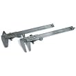 2 Caliper Gauges Millimeter Measuring 5" Sliding Tool
