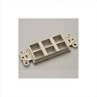 6 Port Decora Insert Color: White
