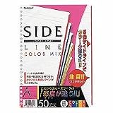 ナカバヤシ サイドラインリーフ 26穴・50枚 A罫 B5 ルLS-1-A 10セットの画像