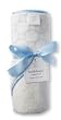 SwaddleDesigns Organic Cotton Hooded Towel - Pastel Blue Mod Circles on Ivory