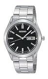Seiko Stainless Steel Lumibrite Black Dial Men's Watch #SGGA49