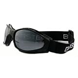 Bobster Crossfire Goggles,Black Frame/Smoked Lens,one size