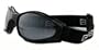 Bobster Crossfire Goggles,Black Frame/Smoked Lens,one size