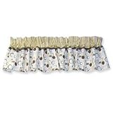 Cocoa Dots Window Valance