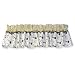 Cocoa Dots Window Valance