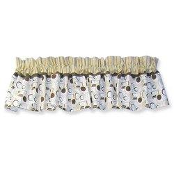 Kitchen: Cocoa Dots Window Valance