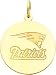 14K Gold NFL New England Patriots Logo Charm