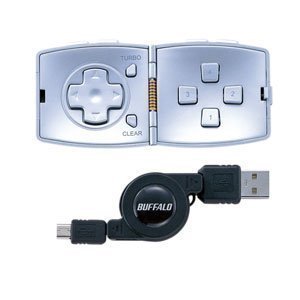 バッファローコクヨサプライ BUFFALO 出張便利シリーズ 巻取りゲームパッド シルバー BBTGC01SVA