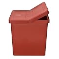Storage Bin with Hinged Lid 2-pk. - Red (Large)