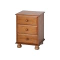 Dovedale 3 Drawer Bedside Cabinet