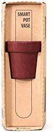 FunnyFish Funnyfish Wooden Magnet Miniature Test Tube Smart Pot Vase - Purple Heart