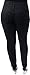 Eunina Women's Plus Size High Waisted Stretch Skinny Jeans Black