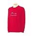 Custom embroidered Valentines Day Be My Valentine design on long sleeve t-shirt
