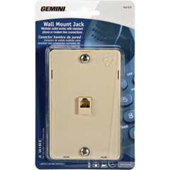 Wall Mount Modular Telephone Jack