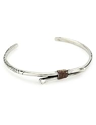 House of Harlow 1960 Bone Wrap Engraved Cuff Bracelet