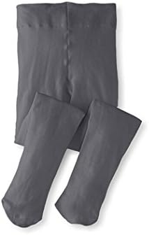 Little Girls Cute Winter Warm Solid Candy Colors Tights,Grey,L