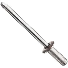 Aluminum Multi-Grip Btn Hd Rivet w/Steel 3/16" Diameter , L .978", Drill#11, Grip.500"-.781" (Pack of 100)