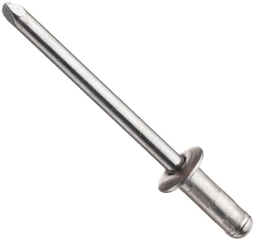 Steel Multi-Grip Button Head Rivet3/16 Diameter , Len .405 Length, Drill # 11, Grip .047-.187 (Pack of 100)