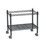 Safco Mobile File Cart, 24w x13-3/4d x 21h, Black