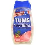 Tums Ultra Maximum Strength Chewable Tablets, Assorted Tropical Fruit   72 Each