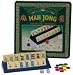 AMERICAN Tin Mah Jong case, 4 plastic racks, tiles, money