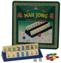 Childrens Toyshop  Toys : AMERICAN Tin Mah Jong case, 4 plastic racks, tiles, money