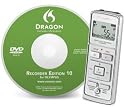 OLYMPUS VN-5500PC Digital Voice Recorder + Dragon NaturallySpeaking 10 Software + 4 x LR03 Alcaline Xtreme Power AAA Batteries + 2 Free