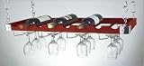 Concept Housewares Wine Bottle and Glass Ceiling wine rack