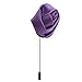 Men Lapel Flower Brooch Boutonniere Tuxedo Stick Pin Purple