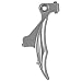 New Designz Shocker / Nerve Wave Roller Trigger - Silver