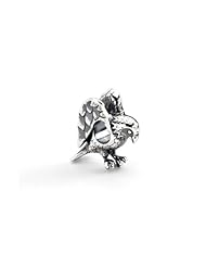 Eagle Charm in Silver for 3mm Charm Bracelets