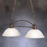 2 Lt Island light, Tannery Bronze finish