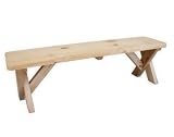 46 Select Pine Cross Legged Bench