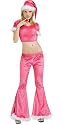 Miss Hot Pink Santa Sexy Mrs. Claus Adult Christmas Costume Size Standard(XRU13)