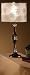 Beutiful Table Lamp with Beutiful Flower Pattern Shade and Smooth Copper Base Pd11#f5345