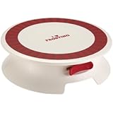 Cake Boss Decorating Tools Plastic Cake Decorating Turntable, Cream, "I Love Frosting"