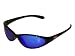 Dominica Xlt Sunglasses - Black Frames With Polarized Smoke/blue Lenses