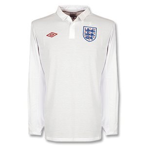 09-10 England Home L/S Jersey