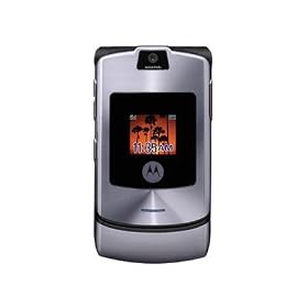 Motorola V3i Silver Quartz Mobile Phone Unlocked Sim Free
