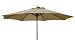 9ft aluminum market umbrella in Taupe