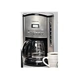 Farberware FCM12SS 12-Cup Coffeemaker, Stainless/Black