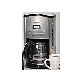 Farberware FCM12SS 12-Cup Coffeemaker, Stainless/Black