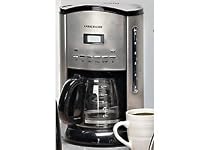 Farberware FCM12SS 12-Cup Coffeemaker, Stainless/Black
