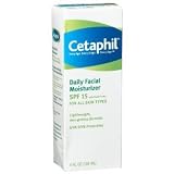 Cetaphil Fragrance Free Daily Facial Moisturizer, SPF 15, 4-Ounce Bottles (Pack of 2)