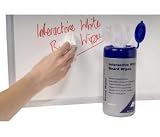 Produkt-Bild: Feuchte Whiteboard Reinigungst&uuml;cher, 100x Nachf&uuml;llpack, Reinigung f&uuml;r Schreibtafel, Whiteboards, Reiniger Board Cleaner, Wipes