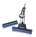 Sponge Head Refill, For PVA Sponge Mop, Absorbent, 12"w, Blue RUBG781